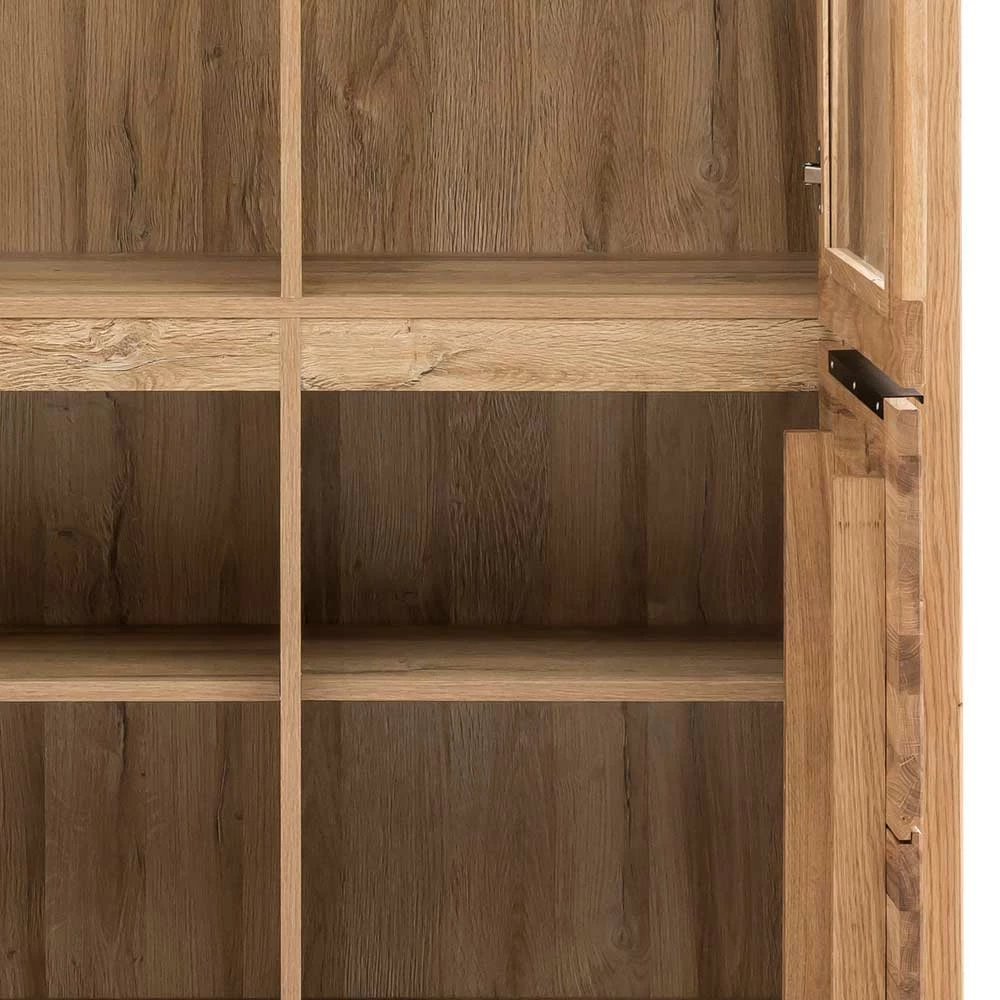 108x141x40 Vitrinenschrank 4-türig - Nelenia – Bild 5