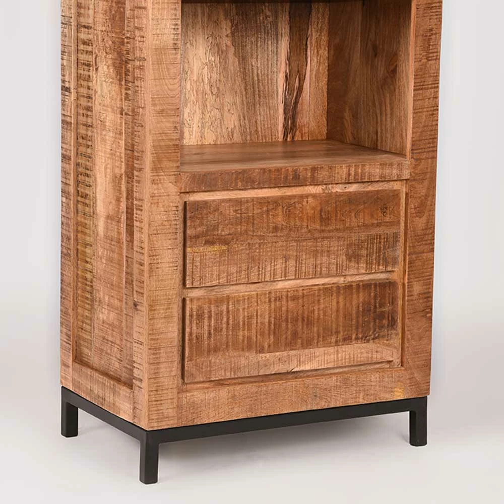 115x50x45 TV Element Aus Massivholz Mango Natur - Mustricanu – Bild 6