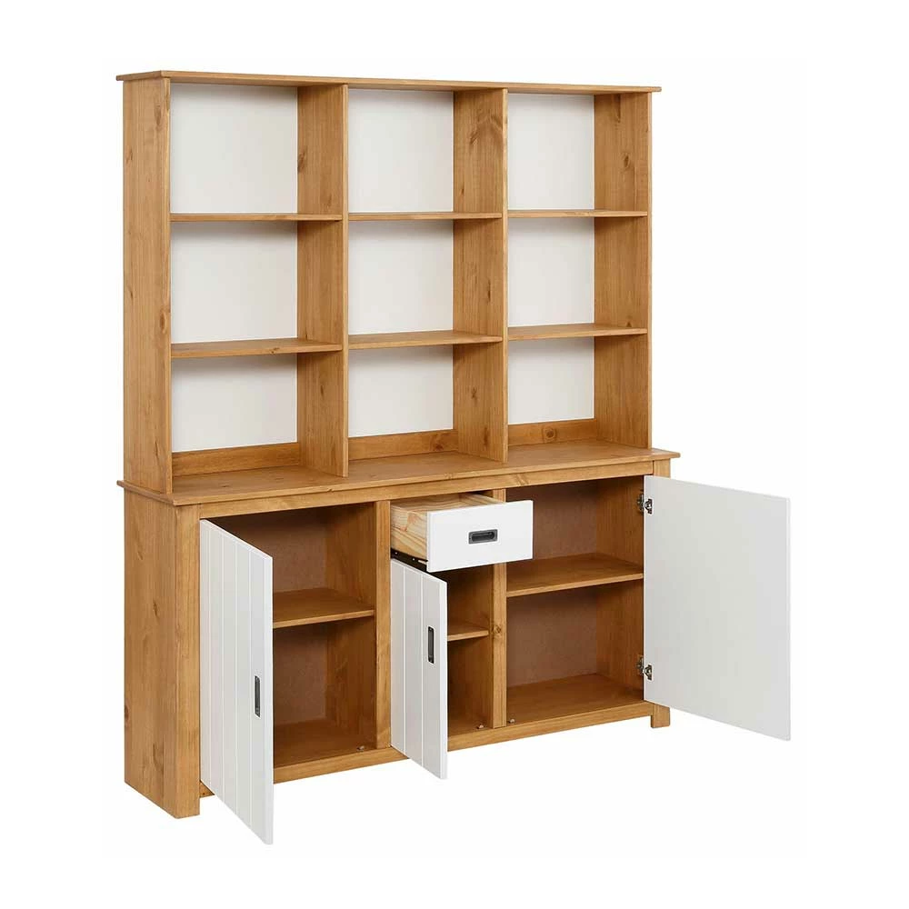 158x185x35 Buffet Mit Regal & Kommode Teil - Endriesca – Bild 4