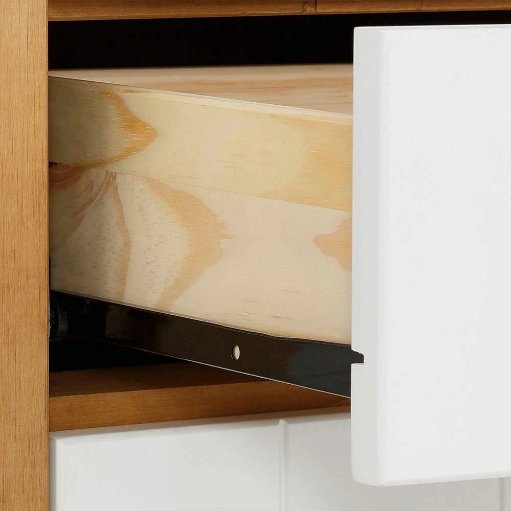 158x185x35 Buffet Mit Regal & Kommode Teil - Endriesca – Bild 6