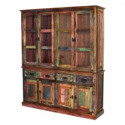 160x190x40 Recyclingholz Anrichte Im Shabby Chic - Jamaica