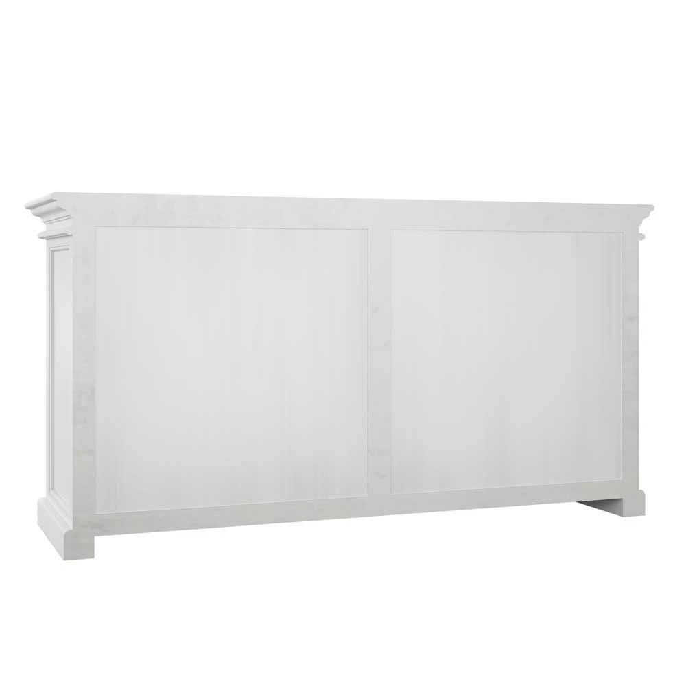 163x85x50 Glastüren Sideboard In Weiß - Venzeno – Bild 4