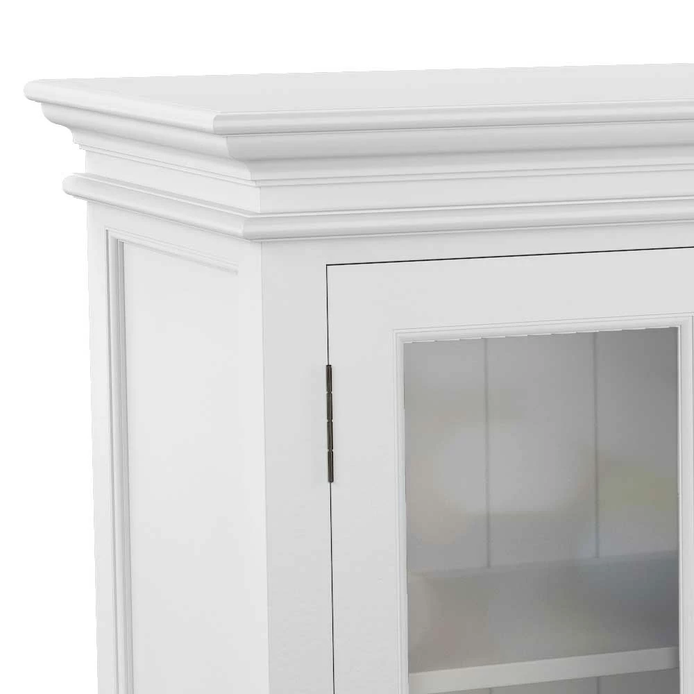 163x85x50 Glastüren Sideboard In Weiß - Venzeno – Bild 5