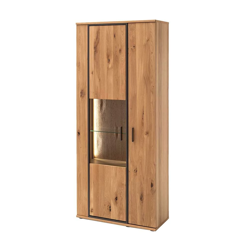 165x115x37 Wohnzimmerschrank Mit Glas Einsatz - Vedreda I