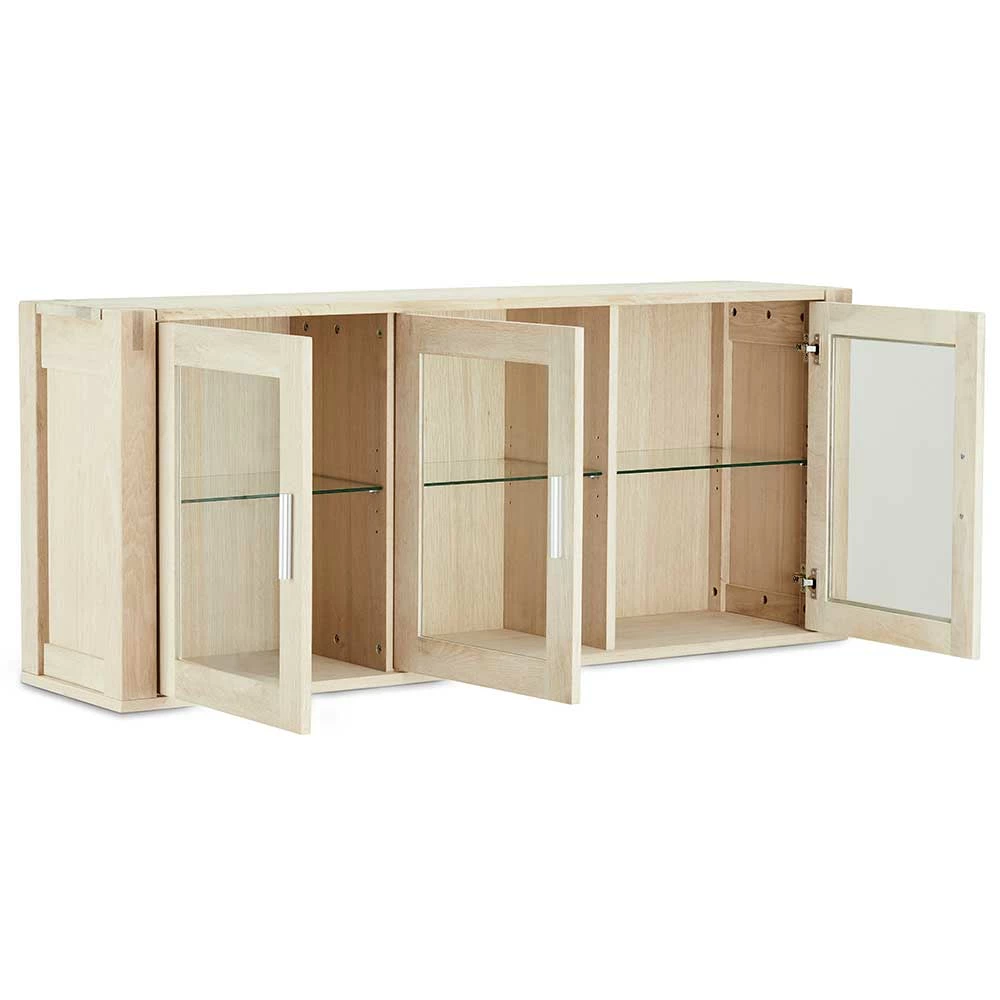 3-türige Wandvitrine 140x50x45 Cm - Neclos – Bild 3