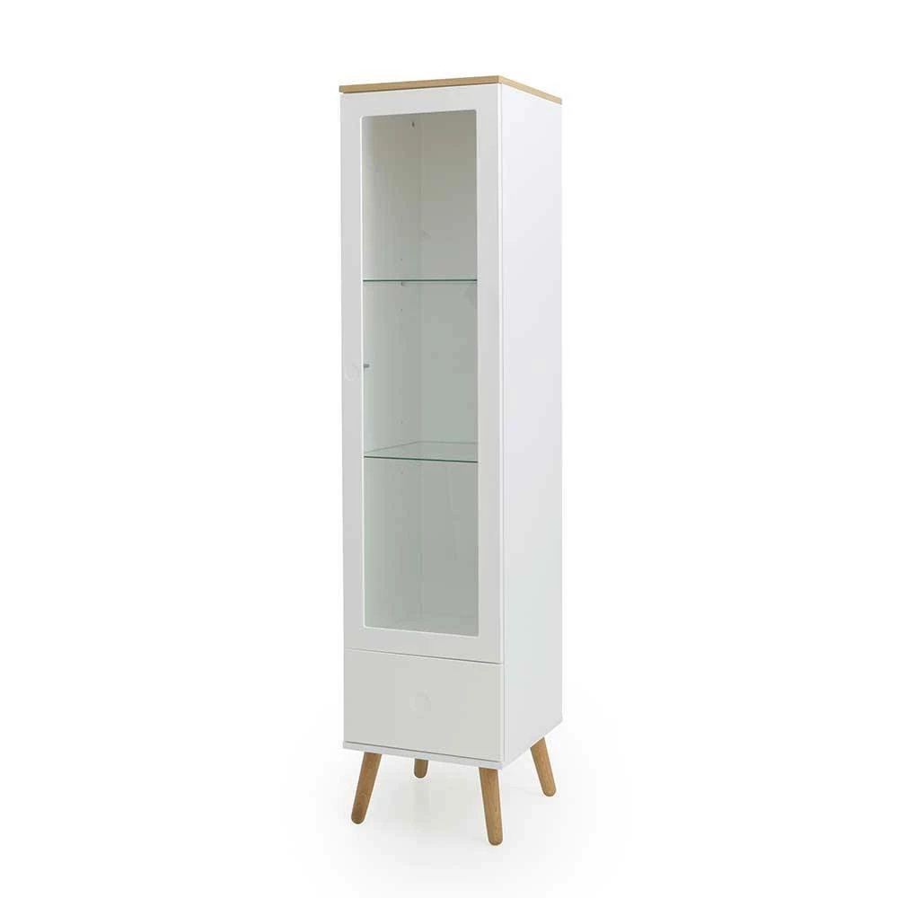 40x175x43 Vitrine Im Skandinavischen Stil - Vudian – Bild 2