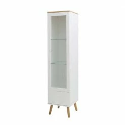 40x175x43 Vitrine Im Skandinavischen Stil - Vudian