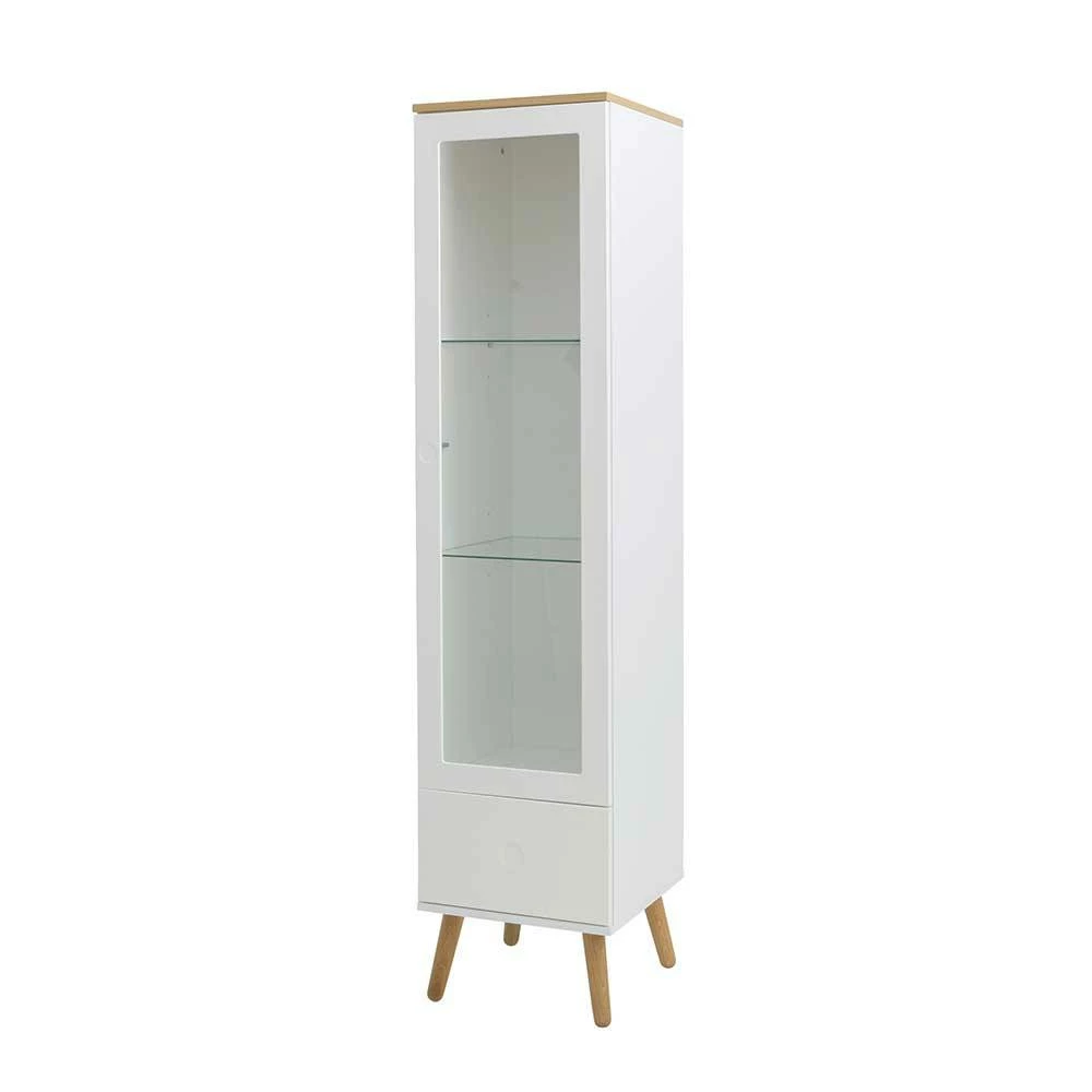 40x175x43 Vitrine Im Skandinavischen Stil - Vudian