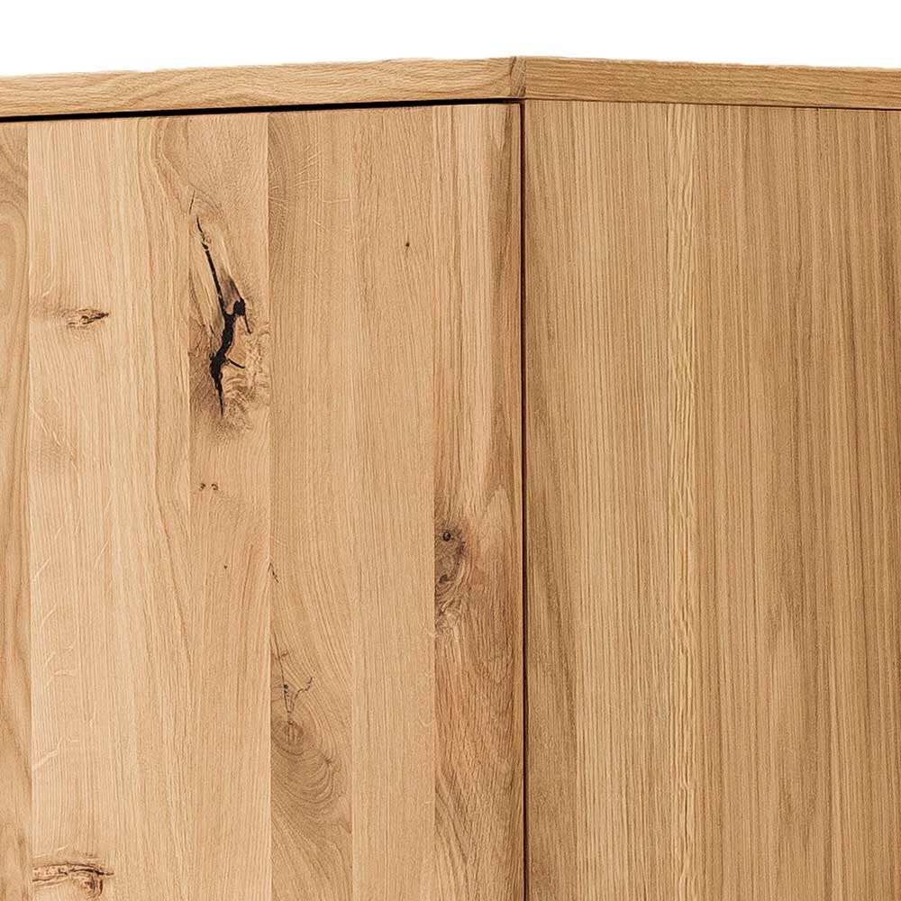 45x149x37 Wandvitrine In Eiche Bianco - Crupean – Bild 5