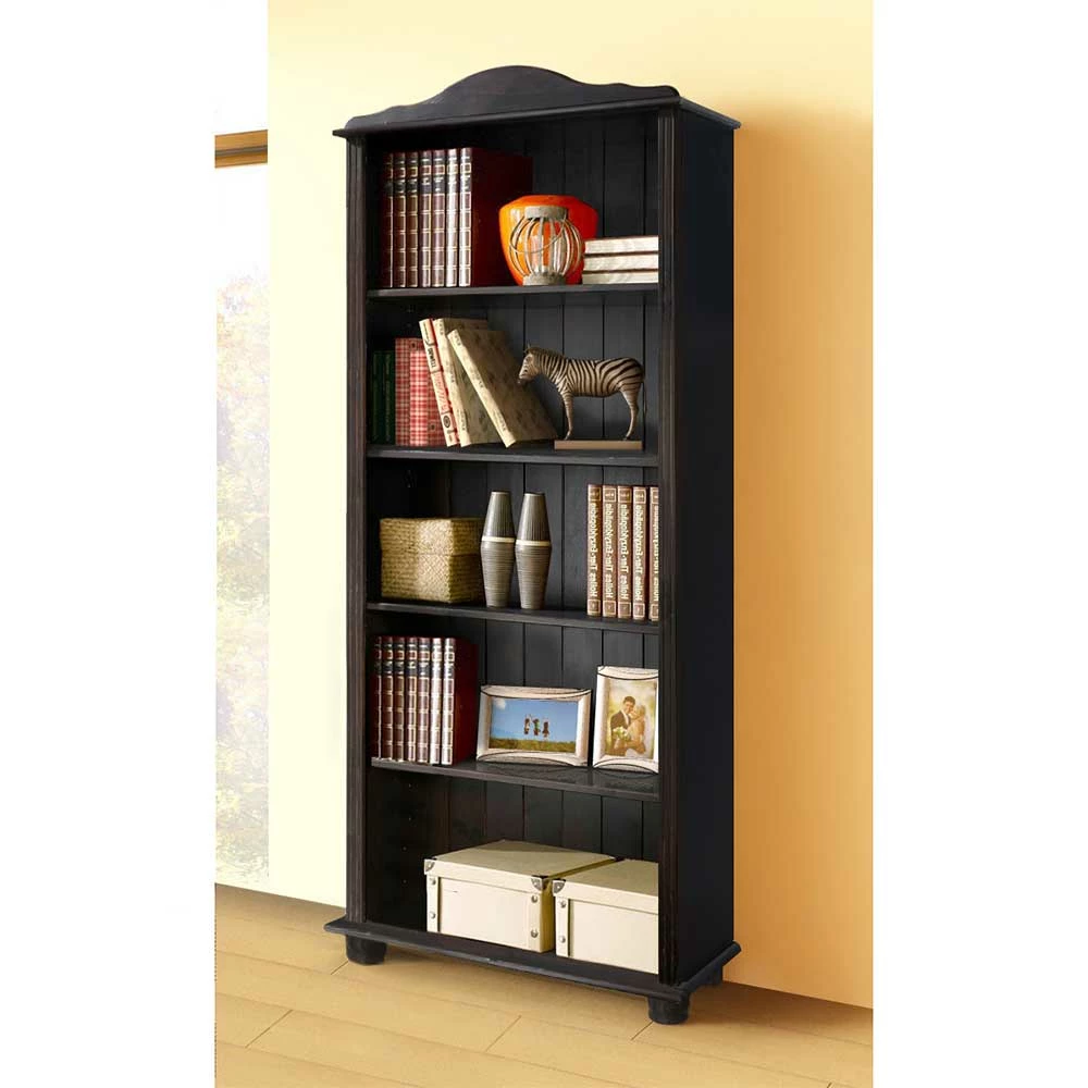 5 Fächer Landhausregal Für Bücher - Truscava – Bild 3