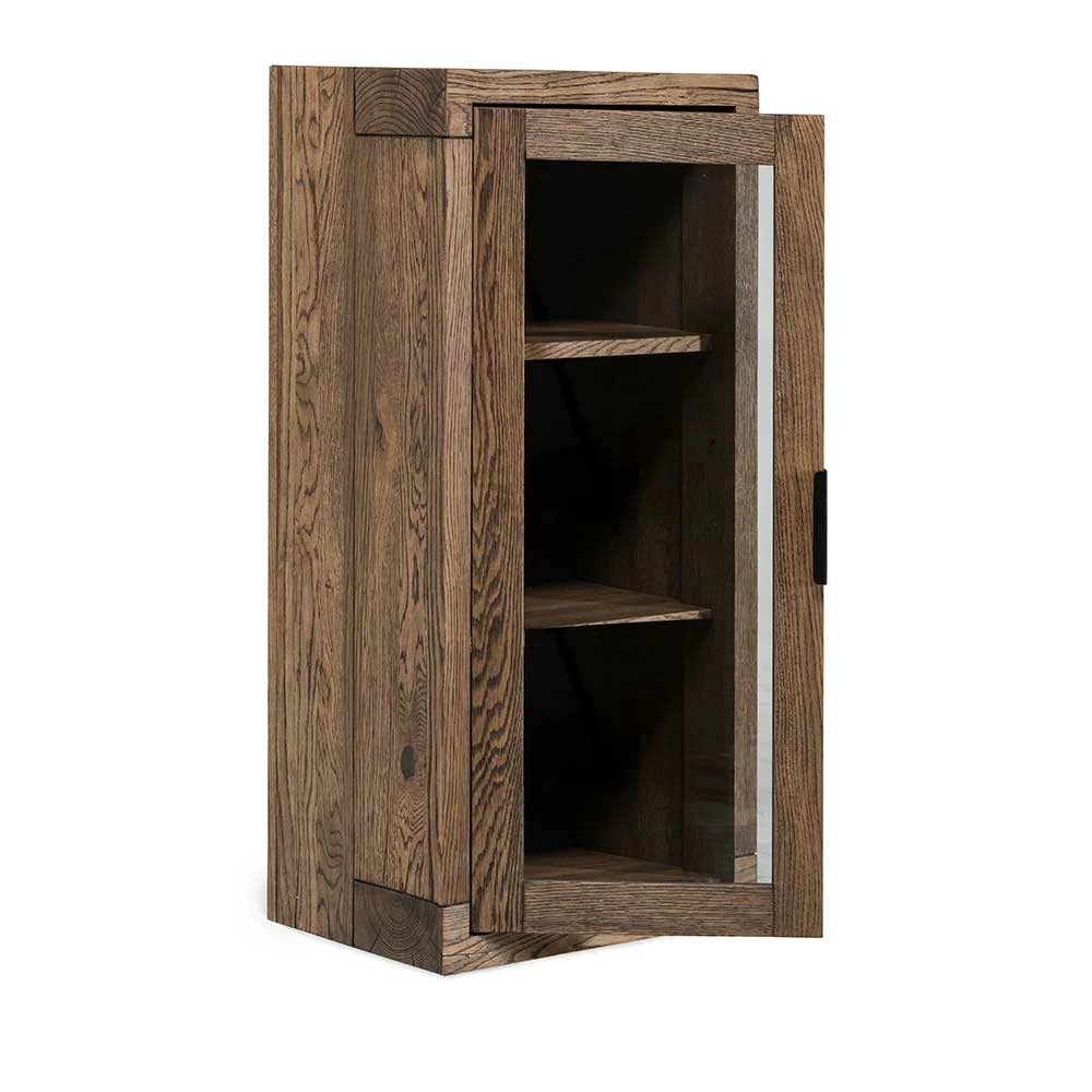 50x105x35 Hängevitrine Aus Eiche In Wenge - Sieno – Bild 4