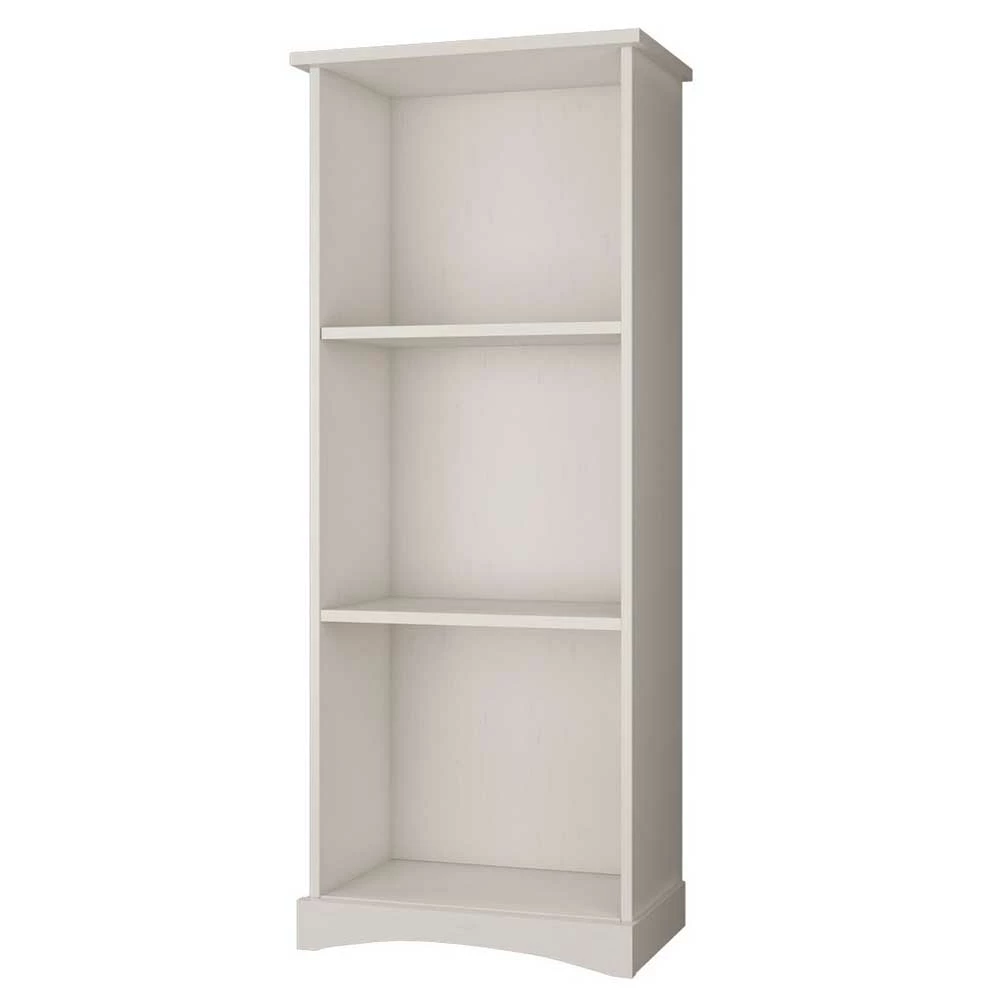 53x140x36 Landhaus Regal In Weiß Lasiert - Auslava