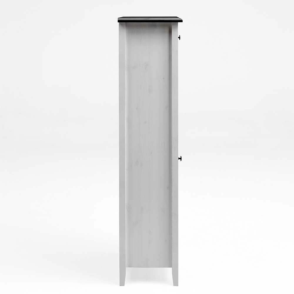 55x149x35 Cm Badezimmer Vitrine In Weiß & Grau - Mirandesca – Bild 4