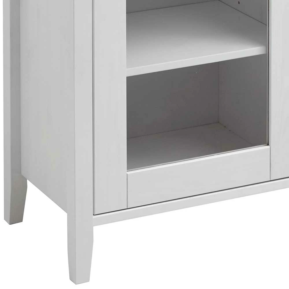 55x149x35 Cm Badezimmer Vitrine In Weiß & Grau - Mirandesca – Bild 5