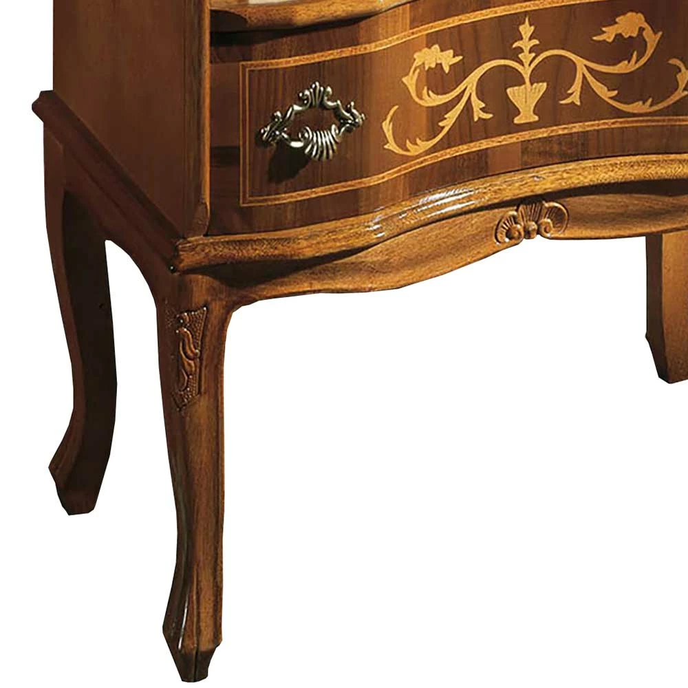 58x130x31 Kleines Regal Mit 3 Fächern & Schublade - Venerdina – Bild 3