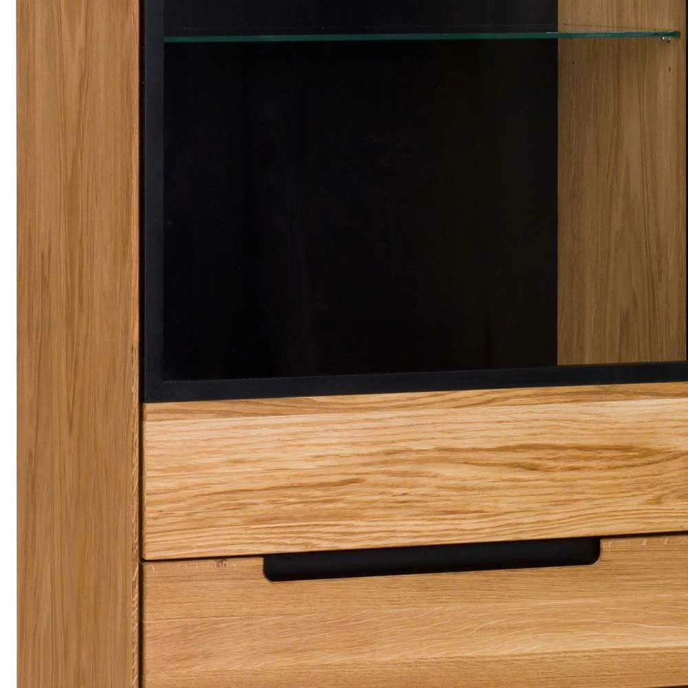 63x197x42 Wohnzimmervitrine 2-türig - Sennya – Bild 4