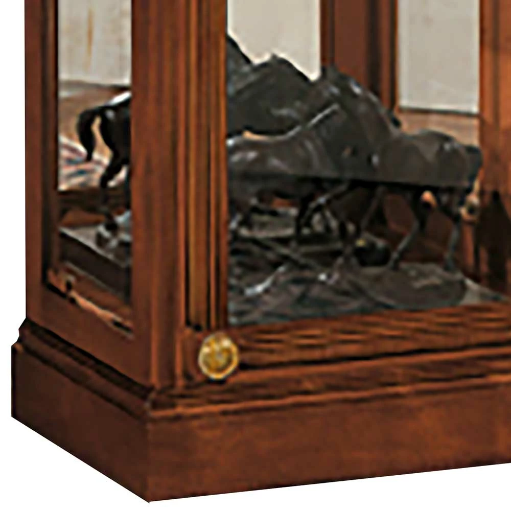 64x197x34 3-seitige Glasvitrine Mit Spiegel Rückwand - Swiganda – Bild 3