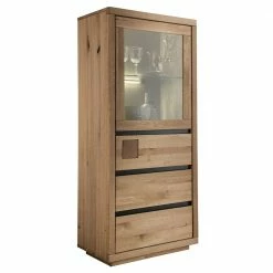 65x148x40 Wohnzimmerschrank Mit Glastür - Embleys