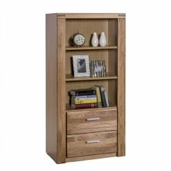 68x140x40 Wohnraum Regal Aus Wildeiche - Maila