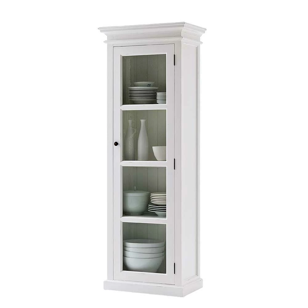 70cm Breite Landhausstil Vitrine Venzeno In Weiß