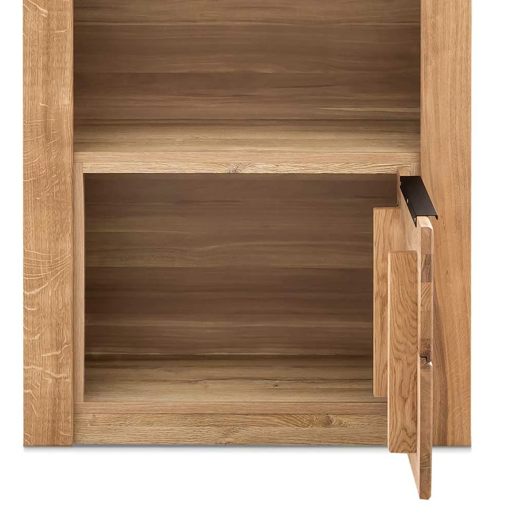 70x141x40 Regal Mit Türfach In Eiche - Nelenia – Bild 5
