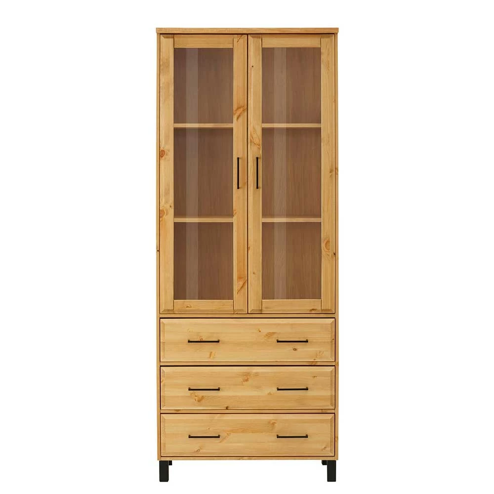 80x198x37 Vitrinenschrank Mit Drei Schubladen - Ploiesti – Bild 3