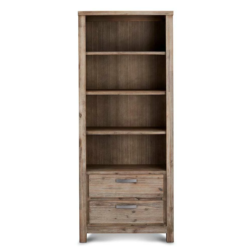 80x200x40 Cm Standregal Mit 2 Schubladen - Nurelia – Bild 2