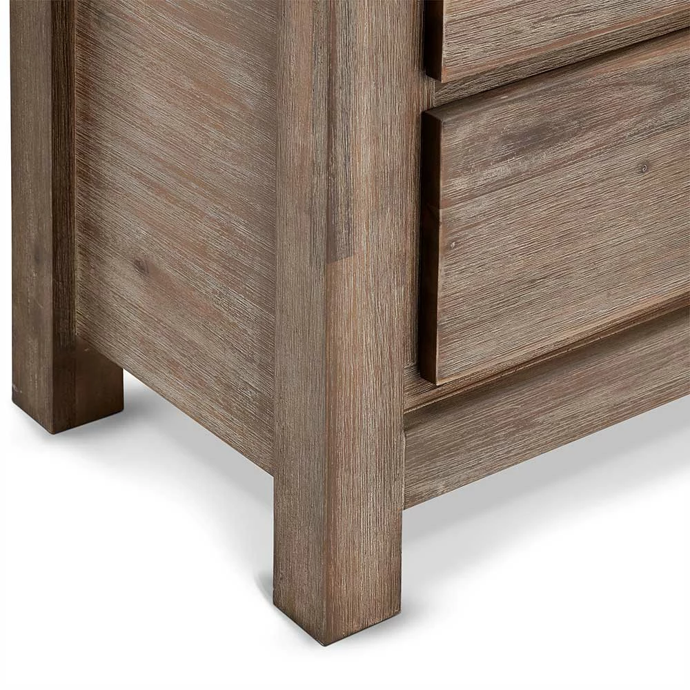 80x200x40 Cm Standregal Mit 2 Schubladen - Nurelia – Bild 4