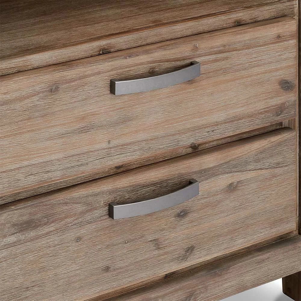 80x200x40 Cm Standregal Mit 2 Schubladen - Nurelia – Bild 5