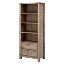 80x200x40 Cm Standregal Mit 2 Schubladen - Nurelia