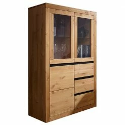 95x150x42 Wohnzimmerschrank Mit Glas Türen - Filedria