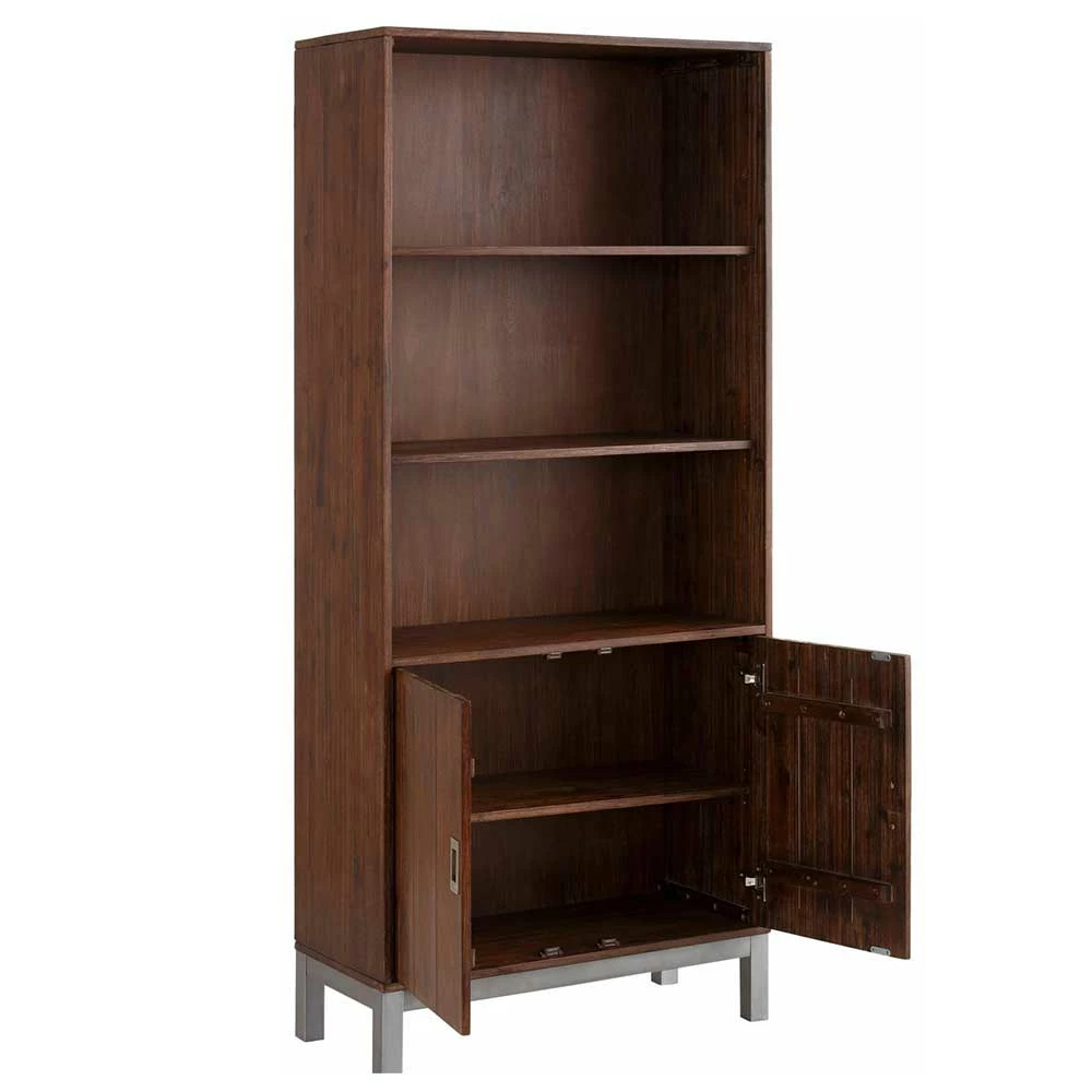 Akazie Schrank Mit 3 FĂ€chern Offen - Kelira â Bild 3