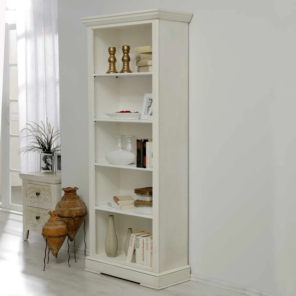 Bücherregal Bari In Antik Weiß – Bild 4