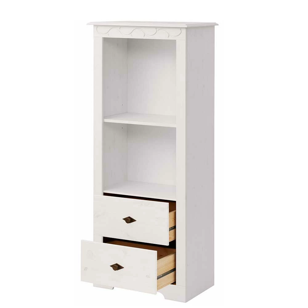 Country Regal Aus Weiß Lackierter Kiefer - Blinnov – Bild 4