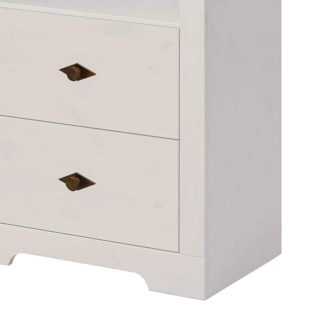 Country Regal Aus Weiß Lackierter Kiefer - Blinnov – Bild 6