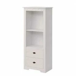 Country Regal Aus Weiß Lackierter Kiefer - Blinnov