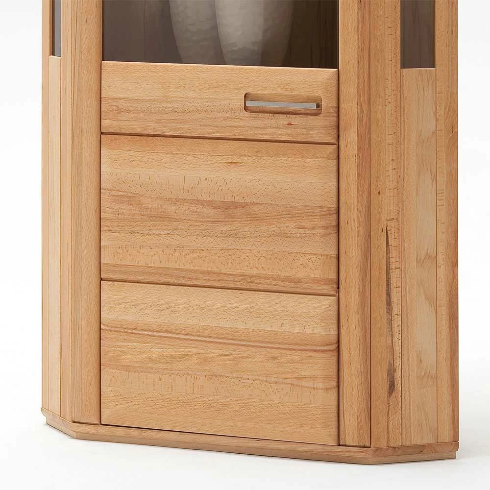 Eckvitrine Athias Aus Kernbuche – Bild 5