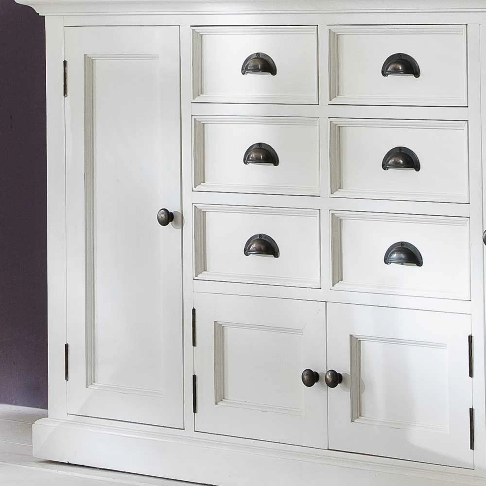 Funktioneller Buffetschrank In Weiß Venzeno Landhaus – Bild 5