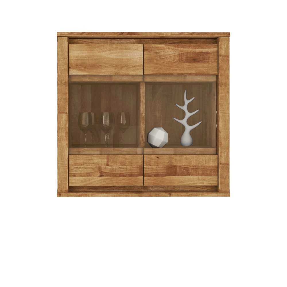 Hängende Vitrine Nadalia Aus Wildeiche Massivholz
