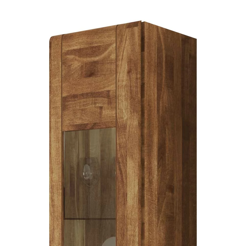 Hängevitrine Vaskov Aus Wildeiche Massivholz – Bild 3