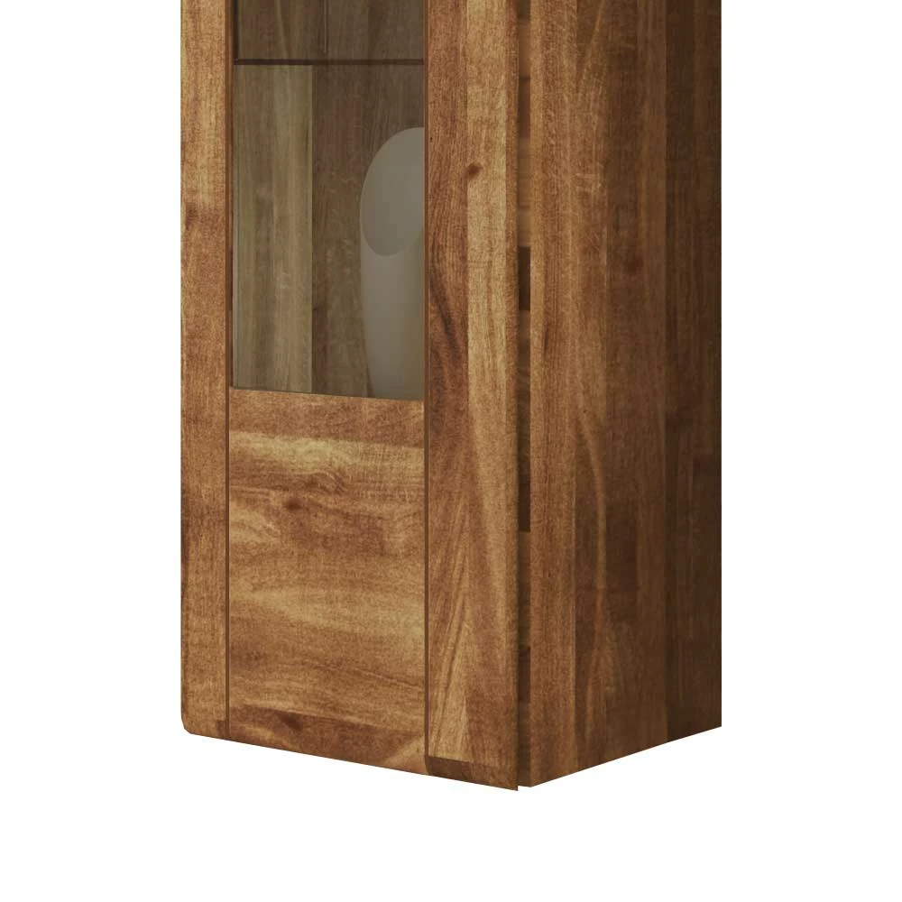 Hängevitrine Vaskov Aus Wildeiche Massivholz – Bild 4