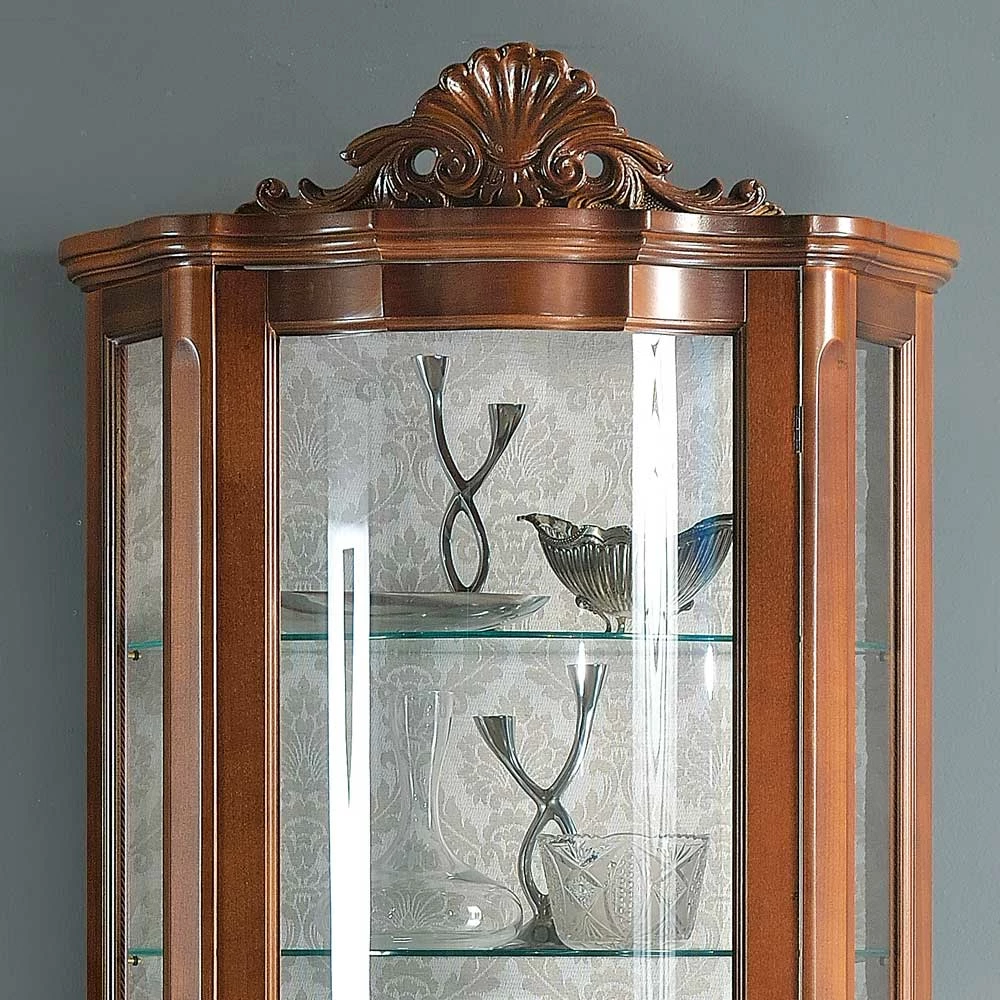 Hochwertige Vitrine Im Barock Stil Dentro 214cm Hoch – Bild 3