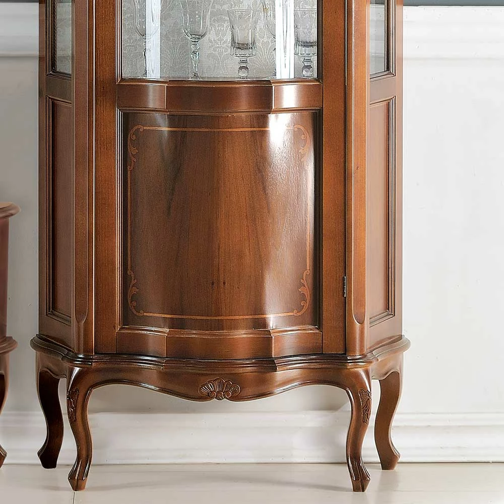 Hochwertige Vitrine Im Barock Stil Dentro 214cm Hoch – Bild 4