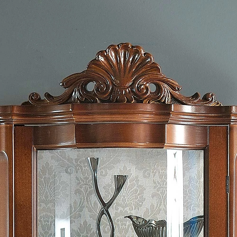 Hochwertige Vitrine Im Barock Stil Dentro 214cm Hoch – Bild 6