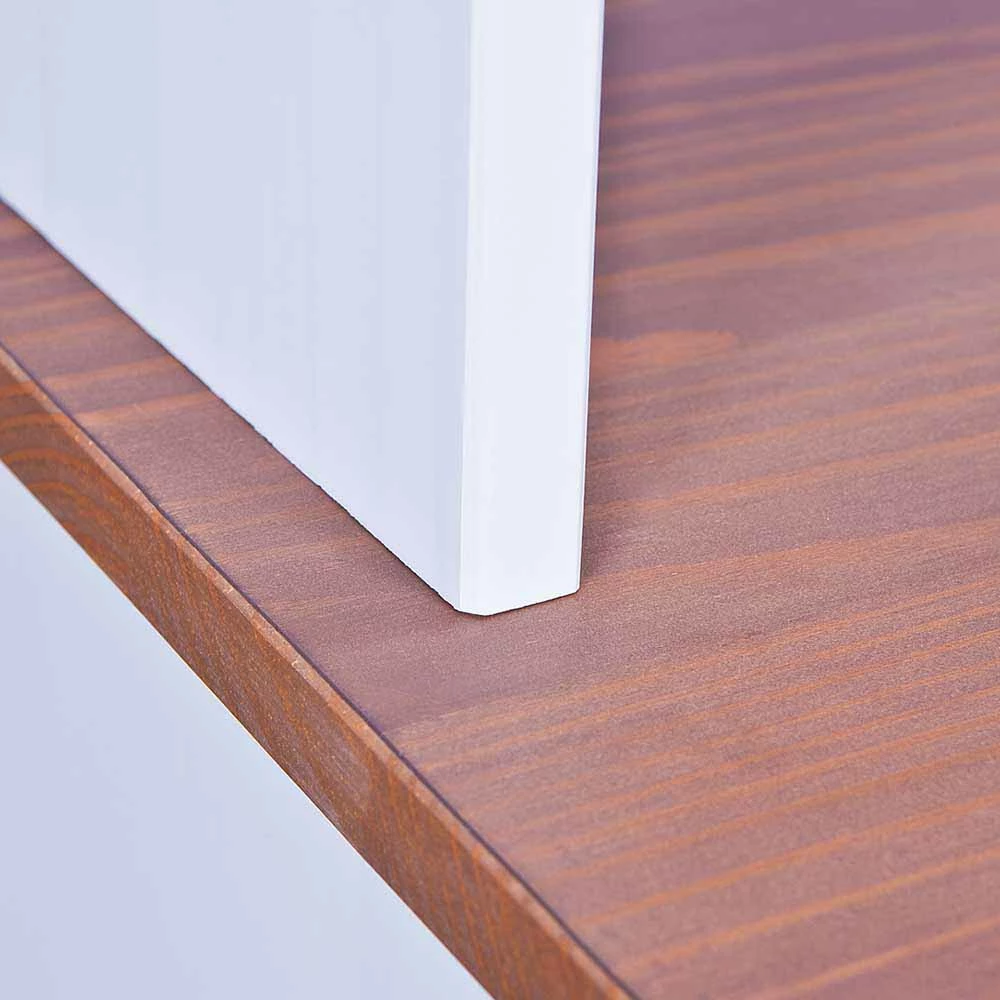 Holz Landhaus Büfett In Weiß Braun - Vatina – Bild 6