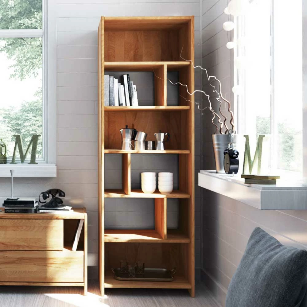 Holzregal Salomonia Aus Kernbuche Massivholz