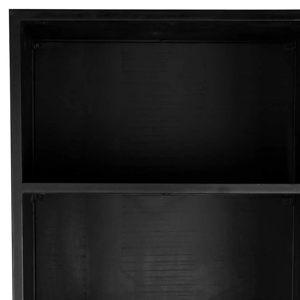 Industrial Regal In Schwarz Mit 2 Schubladen - Esturado – Bild 6