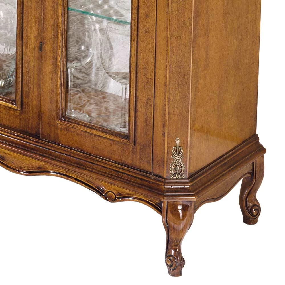 Italienischer Vitrinenschrank 107x100x46 Cm - Carlenna II – Bild 5