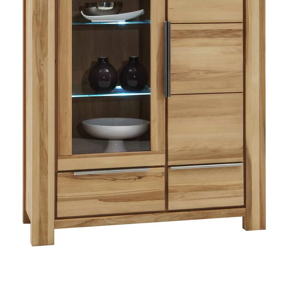 Kernbuche Vitrine Flanzios Mit Beleuchtung – Bild 4