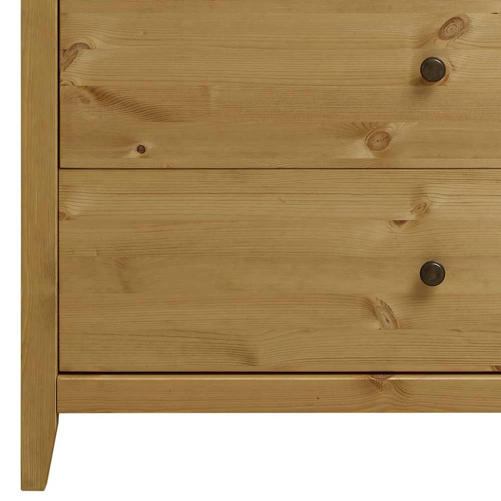 Kiefer Vitrinenschrank Geölt & Gebeizt - Jessma – Bild 3